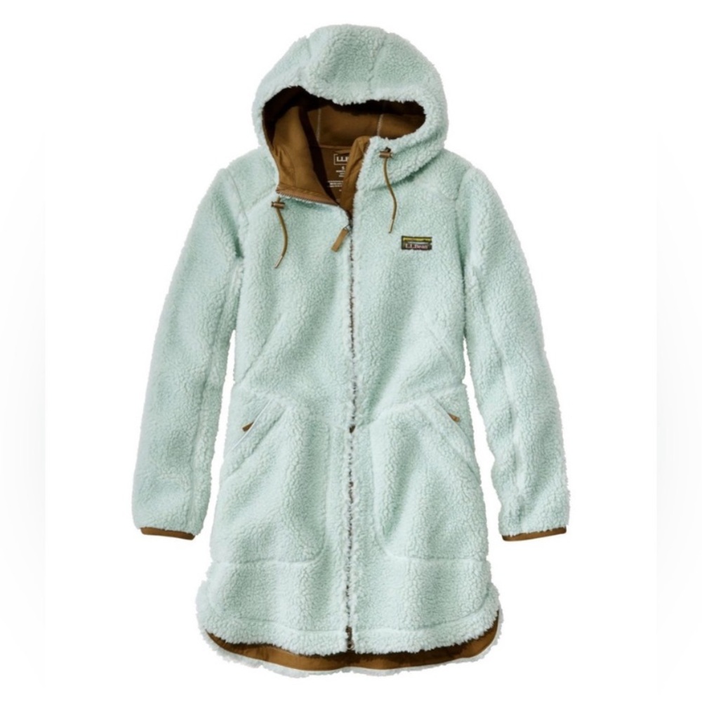 L.L. Bean❄️Light Blue Sherpa Jacket MEDIUM